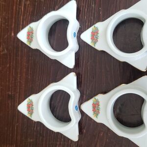 6 Christmas Napkin Rings